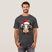 Koe Kerstvriend T-shirt (Voorkant volledig)