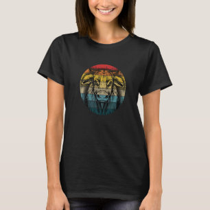 Koe Kinderen Uier Boer Muh Jongens Meisjes Vintag T-shirt