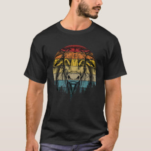 Koe Kinderen Uier Boer Muh Jongens Meisjes Vintag T-shirt