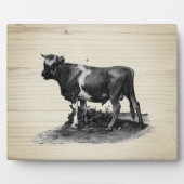  Koe labletop Fotoplaat (Voorkant)