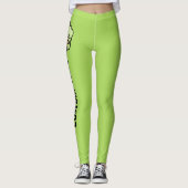 Koe Leggings methaan Cartoon (Voorkant)