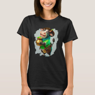 Koe Leprechaun Koeien St Patricks Dag 1 T-shirt