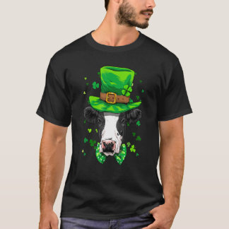Koe Leprechaun St Patricks Dag Jongens Meisjes Sha T-shirt