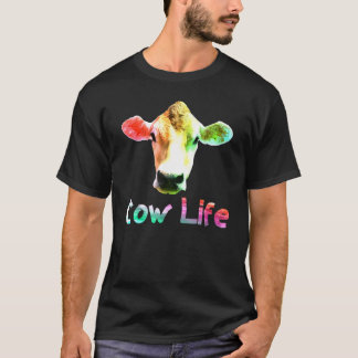 Koe Leven Boer Landbouw Pluimvee Zuivel Vegan Nieu T-shirt