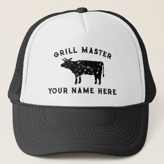  koe logo grill master pet voor BBQ king (Voorkant)