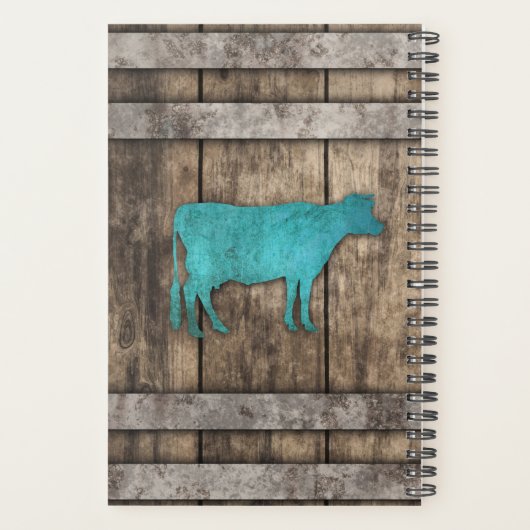 Koe (loop) planner (Achterkant)