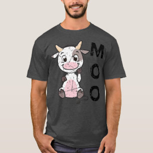 Koe Lover Boerderij Animal Farmer Moo Baby Koe T-shirt