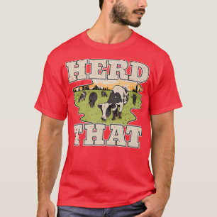 Koe Lover Cattle Farmer Herd Die Koe T-shirt