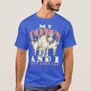 Koe Lover Farming Boerderij Animal Farmer Funny Ko T-shirt