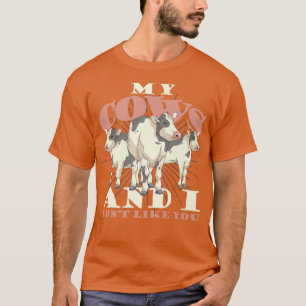 Koe Lover Farming Boerderij Animal Farmer Funny Ko T-shirt