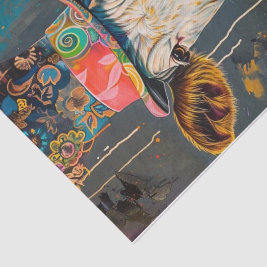 Koe manie8 tissuepapier (Detail)