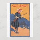 Koe Meisje - Hot Shot Briefkaart (Voorkant)