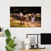 Koe - melktijd poster (Thuiskantoor)