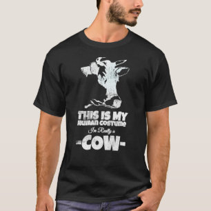 Koe Mens Kostuum Cute Koeien Dier Boer T-shirt