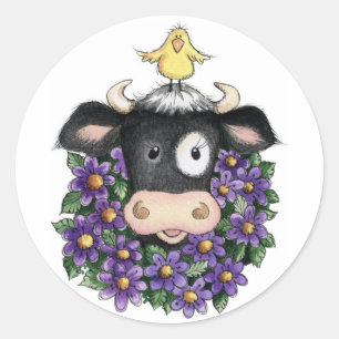 Koe met adem - Stickers