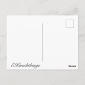 Koe met Barn Briefkaart (Achterkant)