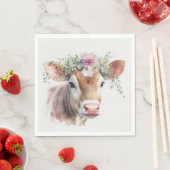 Koe met kop servet (Insitu)