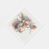 Koe met kop servet (Hoek)