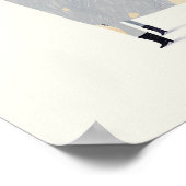 Koe met laarzen poster (Hoek)