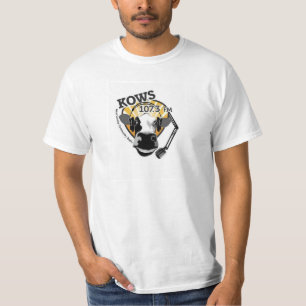 koe met microfoon, KOWS Radio T-shirt