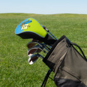 Koe met teken golfheadcover (Insitu)
