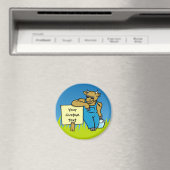 Koe met teken magneet (Insitu (Vaatwasser))