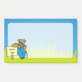 Koe met teken post-it® notes (Voorkant)