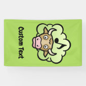 Koe Methaan Cartoon Banner (Horizontaal)