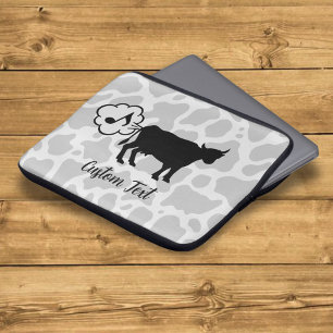 Koe methaanpictogram laptophoes laptop sleeve