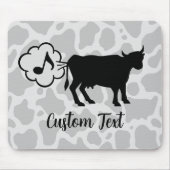 Koe methaanpictogram Muismat (Voorkant)