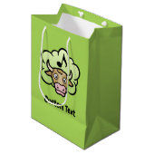 Koe Methane Cartoon Gift Bag Medium Cadeauzakje (Voorkant Gekanteld)