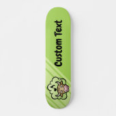 Koe Methane Cartoon Skateboard Deck (Voorkant)