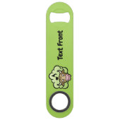 Koe Methane Cartoon Snelheidsflesopening Speed Flessenopener (Voorkant)