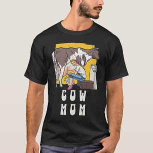 Koe Moeder Boer Schotse Hooglanders Koe Meisje Jo T-shirt