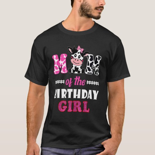 Koe moeder geboortedag t-shirt (Voorkant)