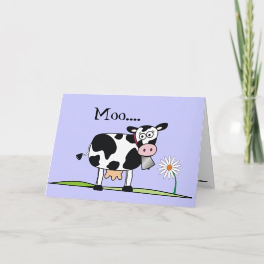 Koe-Moo.....Hoop dat jullie een Gelukkige Vaderdag Kaart (Voorkant)