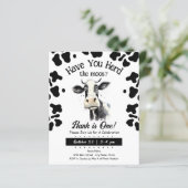 Koe Moos 1e Verjaardag Waterverf (Staand voorkant)