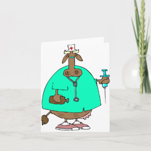 Koe Nurse Note Cards Kaart