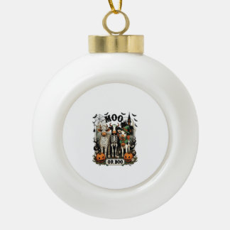 Koe of Boe Halloween Koe Keramische Bal Ornament