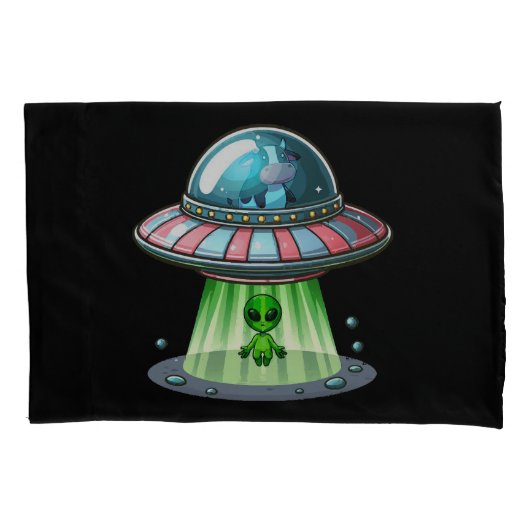 Koe Ontsierende Alien Kussensloop (Voorkant)