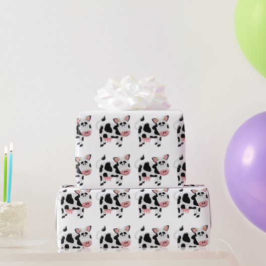 Koe Ontwerp Cadeaupapier (Feestgeschenken)