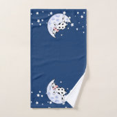 Koe over de maan bad handdoek (Handdoek)