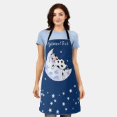 Koe over de maan schort (Gedragen)