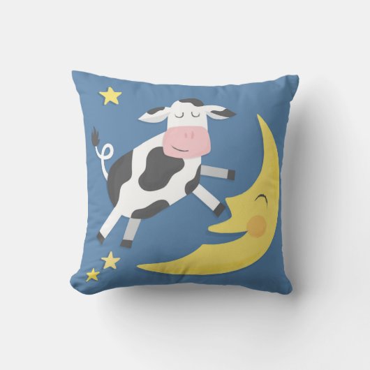 Koe over de Moon Children's Pillow Kussen (Voorkant)