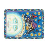 KOE OVER HET MAN IN DE MON, KORTE WAARDE MAGNEET (Horizontaal)