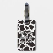 Koe Patroon Bagagelabel (Achterkant verticaal)