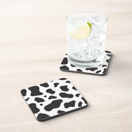 Koe Patroon Bier Onderzetter (Rechterzijde)