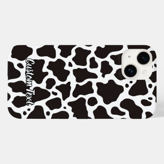 Koe Patroon Case-Mate iPhone Case (Achterkant (horizontaal))