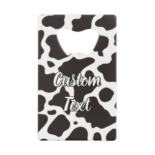 Koe Patroon Creditcard Fles Open Kredietkaart Flessenopener