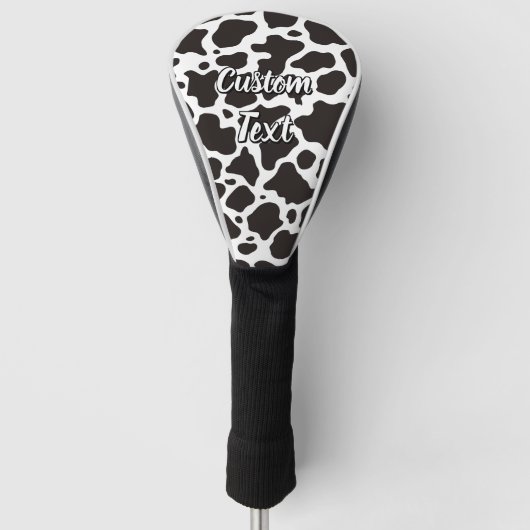 Koe Patroon Golfheadcover (Voorkant)